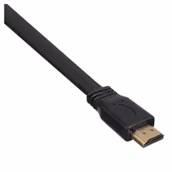 Short Male to Male Plug Flat Cable for Audio Video HDTV TV