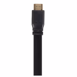 Short Male to Male Plug Flat Cable for Audio Video HDTV TV