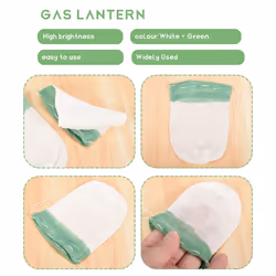 20Pcs Propane Lantern Mantles for Gas Light Outdoor Camping