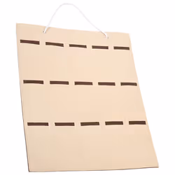 Organizer Sunglasses Storage 15 Slot Eyewear Holder Beige+Brown