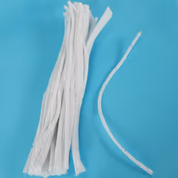 100 Pcs 30cm creation pipe cleaners, white