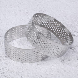 6Pcs 6cm Tart Ring Circle Cutter Pie Ring Heat- Mousse Molds