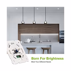 LED Flush-Mounted Dimmer Switch, for Dimmable LED and Halogen, 5-300W