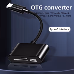 High Speed Smart Phone Flash Drive Disk Data Transfer Micro USB OTG Adapter Card Reader USB Type-C