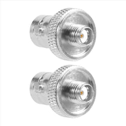 2pcs SMA Female To BNC Female Convert Adapter
