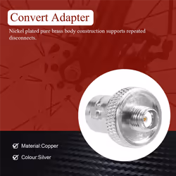 2pcs SMA Female To BNC Female Convert Adapter