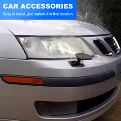 1 Pair Front Headlight Washer Spray Nozzle Cover for Subaru Forester
