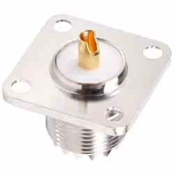 UHF SO-239 Female Jack Square Shape Solder Cup Coax Connector for Ham Radio