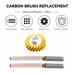 W10112253 9706416 Motor Brush W10380496 4162897 Mixer Worm Drive Gear