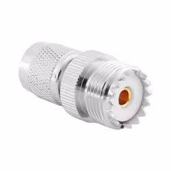 TNC Male to PL259 UHF Female Adapter Connector,silver