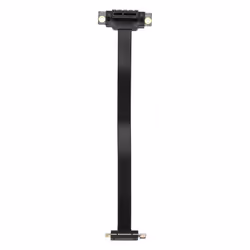 PCIE Cable Dual 90 Degree Right Angle PCIe 3.0 X1 to X1 Cable 20cm