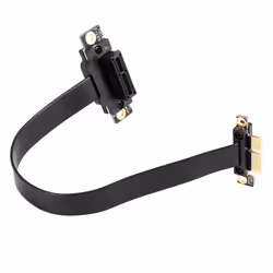 PCIE Cable Dual 90 Degree Right Angle PCIe 3.0 X1 to X1 Cable 20cm