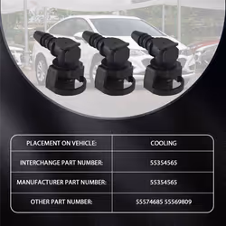 5Pcs Throttle Valve Thermostat Body Heater Pipe Hose Connector