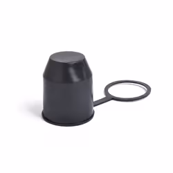 Black Tow Bar Ball Push-in Type Cover Cap Car Hitch Towball Trailer