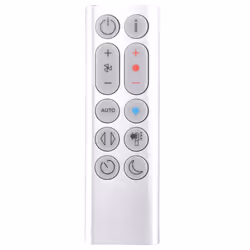 Replacement Remote Control Suitable for Dyson HP04 HP05 HP07 Silver