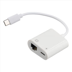 Type C OTG Ethernet Adapter USB C To RJ45 Ethernet Converter 100Mbs