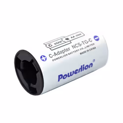 Powerlion C Size Battery Adapters, AA to C Size Battery Spacer