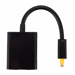 SPDIF Optical Audio Splitter 2 Way Toslink Splitter Adapter Hub