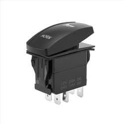 12V 24V Momentary Car Boat Marine LED Light Horn Rocker Switch red