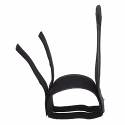 Bicycle Anti-slip Double Adhesive Straps Pedal Toe Clip black