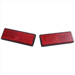rectangle red Reflectors Universal For Motorcycles ATV Dirt Bikes