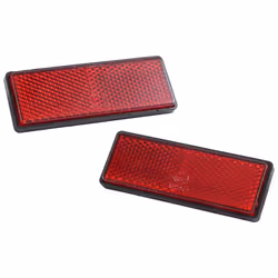 rectangle red Reflectors Universal For Motorcycles ATV Dirt Bikes