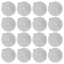 100Pcs Adhesive Aluminum Foil Lids Seals Stickers
