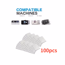 100Pcs S9/S10 CPAP Disposable Replacement Filters for ResMed AirSense