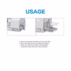 100Pcs S9/S10 CPAP Disposable Replacement Filters for ResMed AirSense