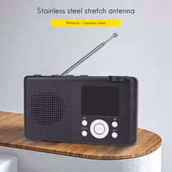 Pair 62.5cm 24.6" 4 Section Telescopic Stainless Steel AM FM Radio Universal Antenna