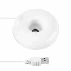 White donut humidifier usb office desktop mini humidifier portable