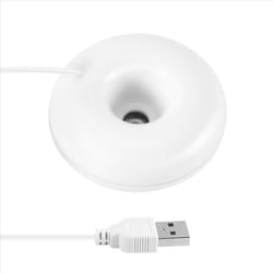 White donut humidifier usb office desktop mini humidifier portable