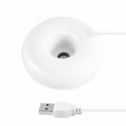 White donut humidifier usb office desktop mini humidifier portable