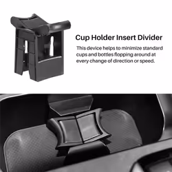 Center Console Cup Holder Insert Divider for Toyota Camry 2012-2017
