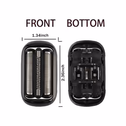 2 Pack Series 5/6 53B Replacement Head for Braun Electric Foil Shaver