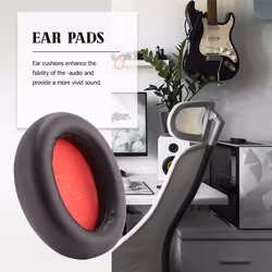 Ear Cushion Foam Cover for Anker Soundcore Life Q10 Bluetooth (Red)