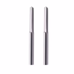 10Pcs 2 Flute Bits 3.175Mm Straight Tungsten Steel Milling Cutter