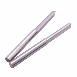 10Pcs 2 Flute Bits 3.175Mm Straight Tungsten Steel Milling Cutter