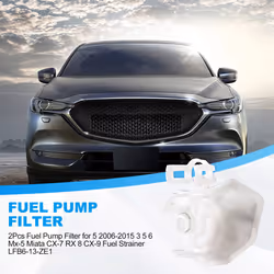 2Pcs Fuel Pump Filter for Mazda 5 Mazda 3 5 6 Mx-5 Miata CX-7 RX 8
