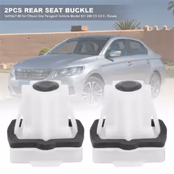 2Pcs Rear Seat Buckle for Citroen for Peugeot 301 208 C3 C4 C- Elysee