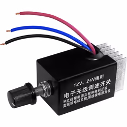 1Pc Motor Speed Regulator 12V/24V 10 a Motor Speed Controller Switch