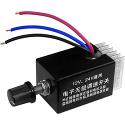 1Pc Motor Speed Regulator 12V/24V 10 a Motor Speed Controller Switch