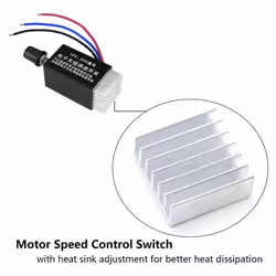 1Pc Motor Speed Regulator 12V/24V 10 a Motor Speed Controller Switch