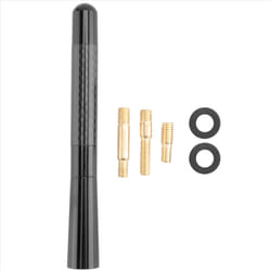 Universal 5 Inch 120mm Black Antenna Carbon Fiber Printer Car Radio