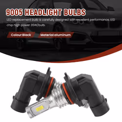 9005 HB3 LED Headlight Bulbs Kit High-Beam 35W 4000LM 6000K White
