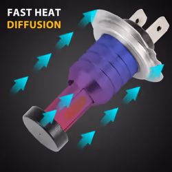 2X H7 LED Headlight Bulb Kit High Low Beam 100W 30000LM 6000K White