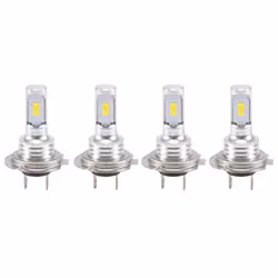 4PCS Mini H7 + H7 Combo LED Headlight Kit Bulbs High Low Beam