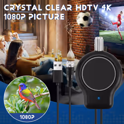 Outdoor or Indoor HDTV Antenna Amplifier HD FM DVB USB Powered 32DBI
