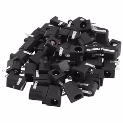 45 Pcs DC Power Jack Socket 2.1mm x 5.5mm Barrel-Type PCB DC-005