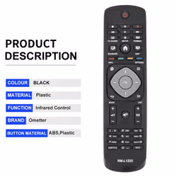 RM-L1225 for Philips TV Remote Control 398GR8BD1NEPHH 47PFH4109/88